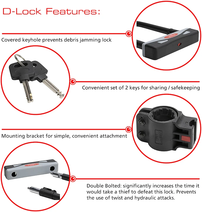 Burg Wachter 1600HB 170/210 Sold Secure Gold D Lock 11 Burg Wachter 1600HB 170/210 Sold Secure Gold D Lock - Image 9