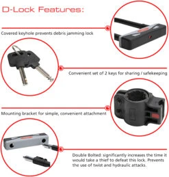 Burg Wachter 1600HB 170/280 Sold Secure Gold D Lock -Home Security Anti-Theft Supplies Store 153490