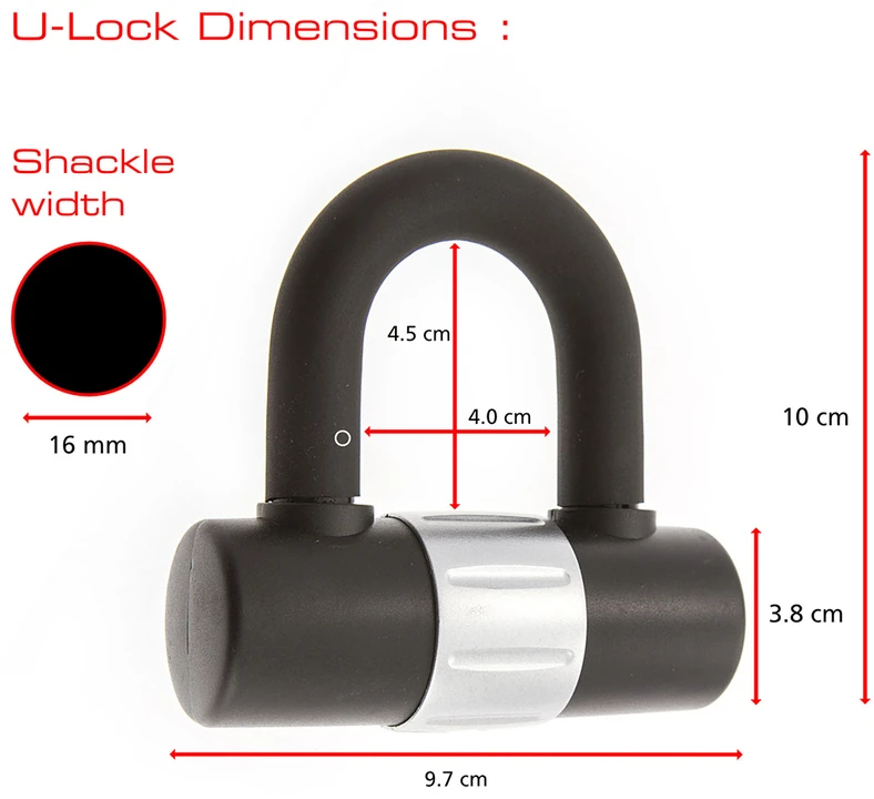 Burg Wachter 1480HB Heavy Duty Sold Secure Diamond U Lock 8 Burg Wachter 1480HB Heavy Duty Sold Secure Diamond U Lock - Image 6