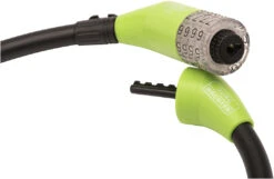 Burg Wachter 235 Green Illuminated Combination Bike Lock (0.8m) -Home Security Anti-Theft Supplies Store 153824