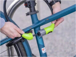 Burg Wachter 235 Green Illuminated Combination Bike Lock (0.8m) -Home Security Anti-Theft Supplies Store 153836