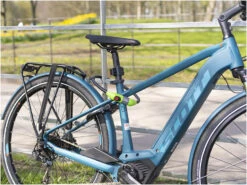 Burg Wachter 235 Green Illuminated Combination Bike Lock (0.8m) -Home Security Anti-Theft Supplies Store 153838