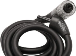 Burg Wachter 1235 Black Illuminated Combination Bike Lock (1.8m) -Home Security Anti-Theft Supplies Store 153850