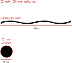 Burg Wachter 280 Combination Chain Bike Lock (0.9m) -Home Security Anti-Theft Supplies Store 154116