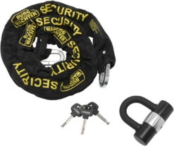 Burg Wachter Sold Secure Gold Chain & U Lock Security Kit (1.0m) -Home Security Anti-Theft Supplies Store 154154