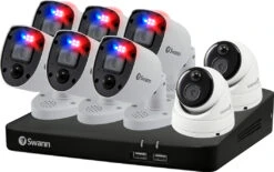 Swann SWDVK-856806RL2D 8 Channel Ultra HD 4K - 8 Camera Enforcer CCTV Kit