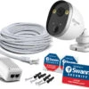 Swann 4 Megapixel PoE Outdoor Spotlight Security Camera -Home Security Anti-Theft Supplies Store 155298