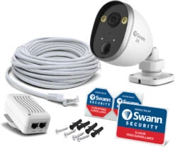 Swann 4 Megapixel PoE Outdoor Spotlight Security Camera