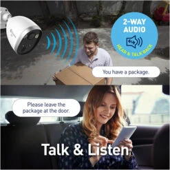 Swann 4 Megapixel PoE Outdoor Spotlight Security Camera -Home Security Anti-Theft Supplies Store 155306