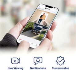 Swann 4 Megapixel PoE Outdoor Spotlight Security Camera -Home Security Anti-Theft Supplies Store 155308