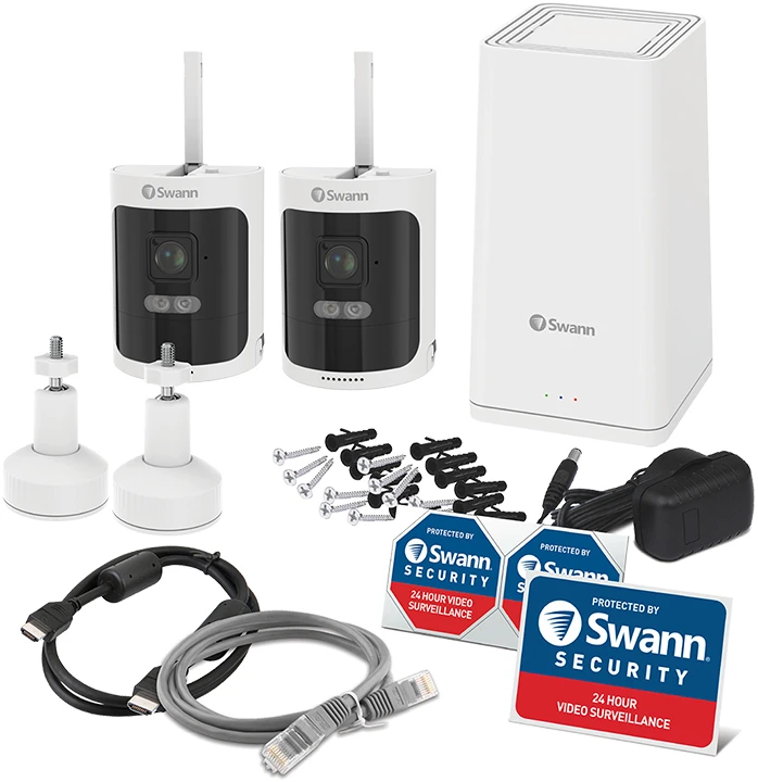 Swann AllSecure650 8 Channel 4 Megapixel - 2 Wire-Free Camera CCTV Kit 4 Swann AllSecure650 8 Channel 4 Megapixel - 2 Wire-Free Camera CCTV Kit - Image 2