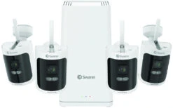 Swann AllSecure650 8 Channel 4 Megapixel - 4 Wire-Free Camera CCTV Kit
