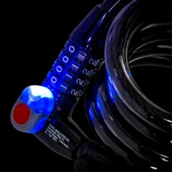 Burg Wachter 230 180 L Combination Bike Lock (1.8m) - Black -Home Security Anti-Theft Supplies Store 155730