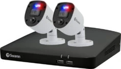 Swann SWDVK-446802SL 4 Channel HD 1080p - 2 Camera Enforcer CCTV Kit