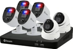 Swann SWDVK-846804SL2D 8 Channel HD 1080p - 6 Camera Enforcer CCTV Kit