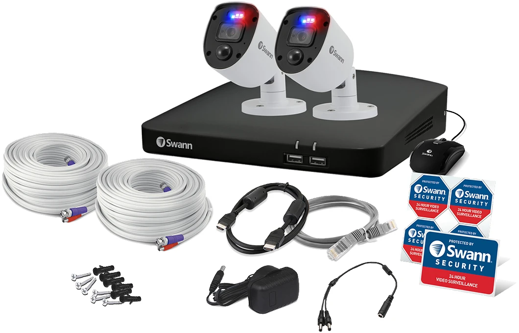 Swann SWDVK-446802SL 4 Channel HD 1080p - 2 Camera Enforcer CCTV Kit 4 Swann SWDVK-446802SL 4 Channel HD 1080p - 2 Camera Enforcer CCTV Kit - Image 2