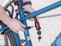 Burg Wachter 1345 150 L Cable Bike Lock (1.5m) - Blue -Home Security Anti-Theft Supplies Store 157013