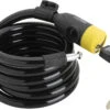 Burg Wachter 340 180 L Cable Bike Lock (1.8m) - Black & Yellow -Home Security Anti-Theft Supplies Store 157086