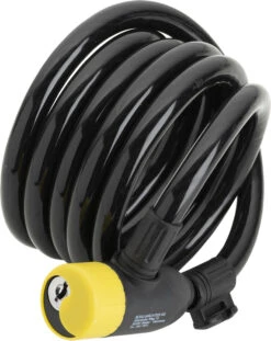 Burg Wachter 340 180 L Cable Bike Lock (1.8m) - Black & Yellow -Home Security Anti-Theft Supplies Store 157088