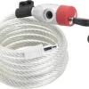 Burg Wachter 340 180 L Cable Bike Lock (1.8m) - Silver & Red