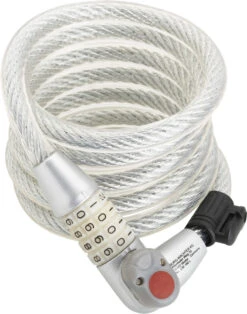 Burg Wachter 230 180 L Combination Bike Lock (1.8m) - Silver -Home Security Anti-Theft Supplies Store 157284