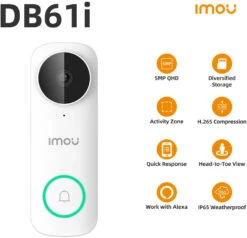Imou DB61i Smart Video Doorbell -Home Security Anti-Theft Supplies Store 158015