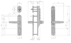 Keylex 700 (Satin Chrome) -Home Security Anti-Theft Supplies Store 158163