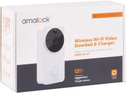 Amalock DB601 Smart Video Doorbell & Chime Kit - White 16 Amalock DB601 Smart Video Doorbell & Chime Kit - White -Home Security Anti-Theft Supplies Store 158983