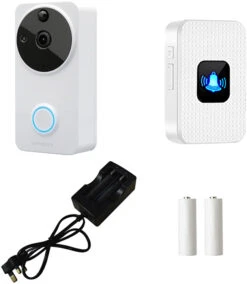 Amalock DB601 Smart Video Doorbell & Chime Kit - White 14 Amalock DB601 Smart Video Doorbell & Chime Kit - White -Home Security Anti-Theft Supplies Store 158985
