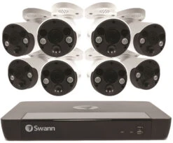 Swann SWNVK-1685808FB 16 Channel Ultra HD 4K - 8 Spotlight CCTV Kit