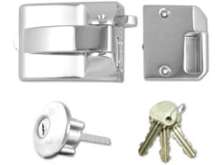 Ingersoll SC71 - Deadbolt Night Latch (60mm, Chrome)