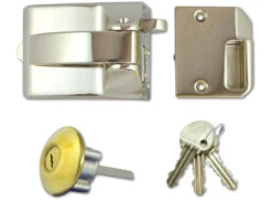 Ingersoll SC71 - Deadbolt Night Latch (60mm, Chrome) -Home Security Anti-Theft Supplies Store 75872