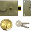 Union 1038 - Auto Deadlocking Night Latch (60mm, Champagne) -Home Security Anti-Theft Supplies Store 75910