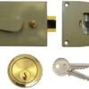 Union 1037 - Auto Deadlocking Night Latch (40mm, Champagne, Brass)