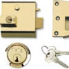 Yale No. 1 - Auto Deadlocking Night Latch (60mm, Brass)