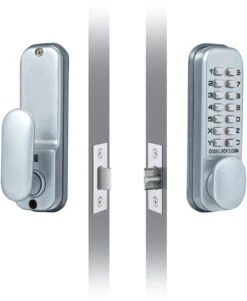 Codelocks CL155 Door Lock (Satin Chrome)
