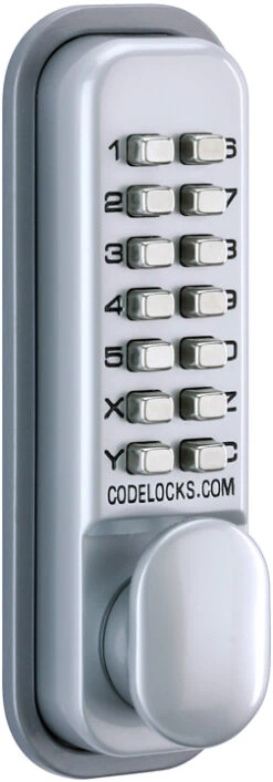 Codelocks CL155 Door Lock (Satin Chrome) -Home Security Anti-Theft Supplies Store 76718