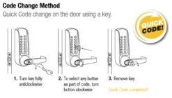 Codelocks CL600 - Key Override (Stainless Steel) -Home Security Anti-Theft Supplies Store 76996