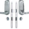 Codelocks CL620 - Key Override & Sashlock (Stainless Steel)