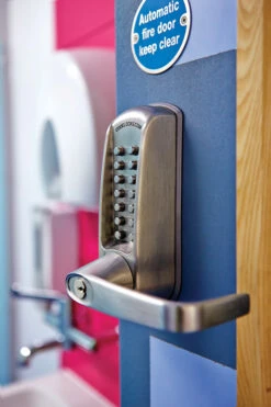 Codelocks CL615 - Key Override (Stainless Steel) -Home Security Anti-Theft Supplies Store 77068