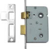 Legge 3751 - Bathroom Lock (64mm, Nickel Plated) -Home Security Anti-Theft Supplies Store 81937