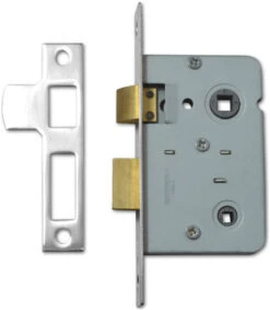 Legge 3751 - Bathroom Lock (64mm, Nickel Plated)