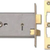 Union 2026 - Horizontal Bathroom Lock (149mm, Polished Brass)