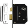 Union 2294 - Bathroom Lock (76mm, Polished Chrome) -Home Security Anti-Theft Supplies Store 82051