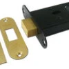 Legge 2512 - Bathroom Deadlock (76mm, Polished Brass) 2 Legge 2512 - Bathroom Deadlock (76mm, Polished Brass) -Home Security Anti-Theft Supplies Store 82099