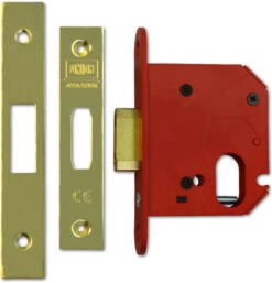 Union JL21OV StrongBOLT - Oval Cylinder Deadcase (81mm, Polished Brass)