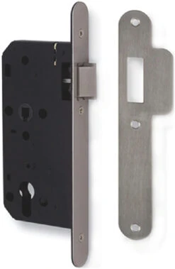 Union JL2C24 DIN - Euro Cylinder Nightlatch Case (83mm) RD (Stainless Steel)