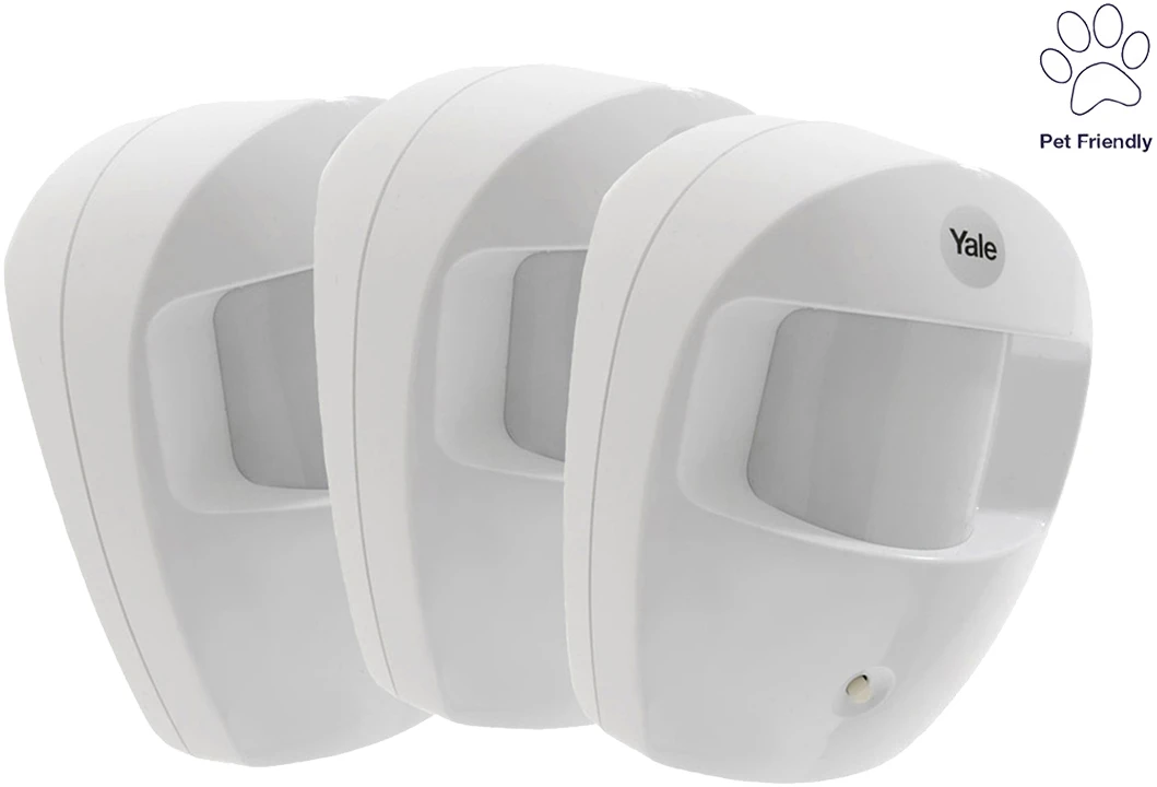 Yale Easy Fit Pet PIR Motion Detector (3 Pack) 3 Yale Easy Fit Pet PIR Motion Detector (3 Pack)
