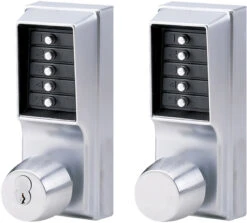 Kaba Simplex EE1021B - Back To Back (Satin Chrome)