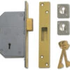 Union 3G110 - 5 Detainer Deadlock (73mm) - Keyed Alike -Home Security Anti-Theft Supplies Store 86335